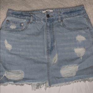 Denim skirt
